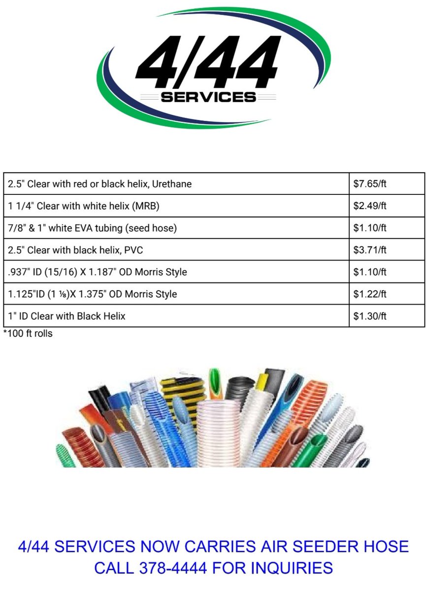 Check in with us next time you are looking for Air Seeder Hose!