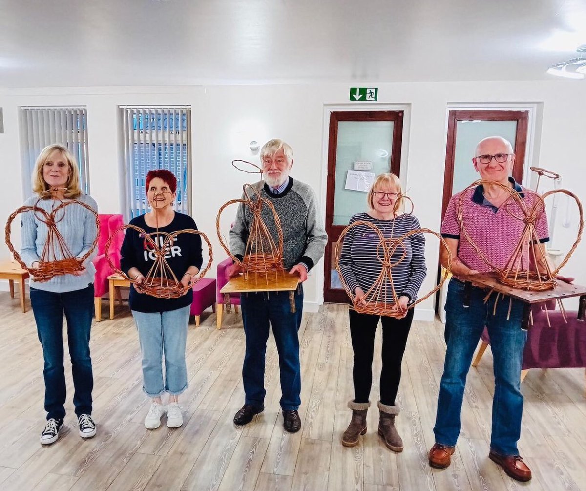 Forest of Hearts (@forestofhearts) on Twitter photo Our gardening group in Nuneaton got creative at <a href="/maehospice/">Mary Ann Evans Hospice</a> with a fun willow weaving workshop as we were joined by <a href="/WaysideWillow/">Wayside Willow</a> 🤗
They created willow angels to take home 😇 Some to adorn with fairy lights & others to showcase in the garden.
Very therapeutic & enjoyable 🙂 Our gardening group in Nuneaton got creative at <a href="/maehospice/">Mary Ann Evans Hospice</a> with a fun willow weaving workshop as we were joined by <a href="/WaysideWillow/">Wayside Willow</a> 🤗
They created willow angels to take home 😇 Some to adorn with fairy lights & others to showcase in the garden.
Very therapeutic & enjoyable 🙂