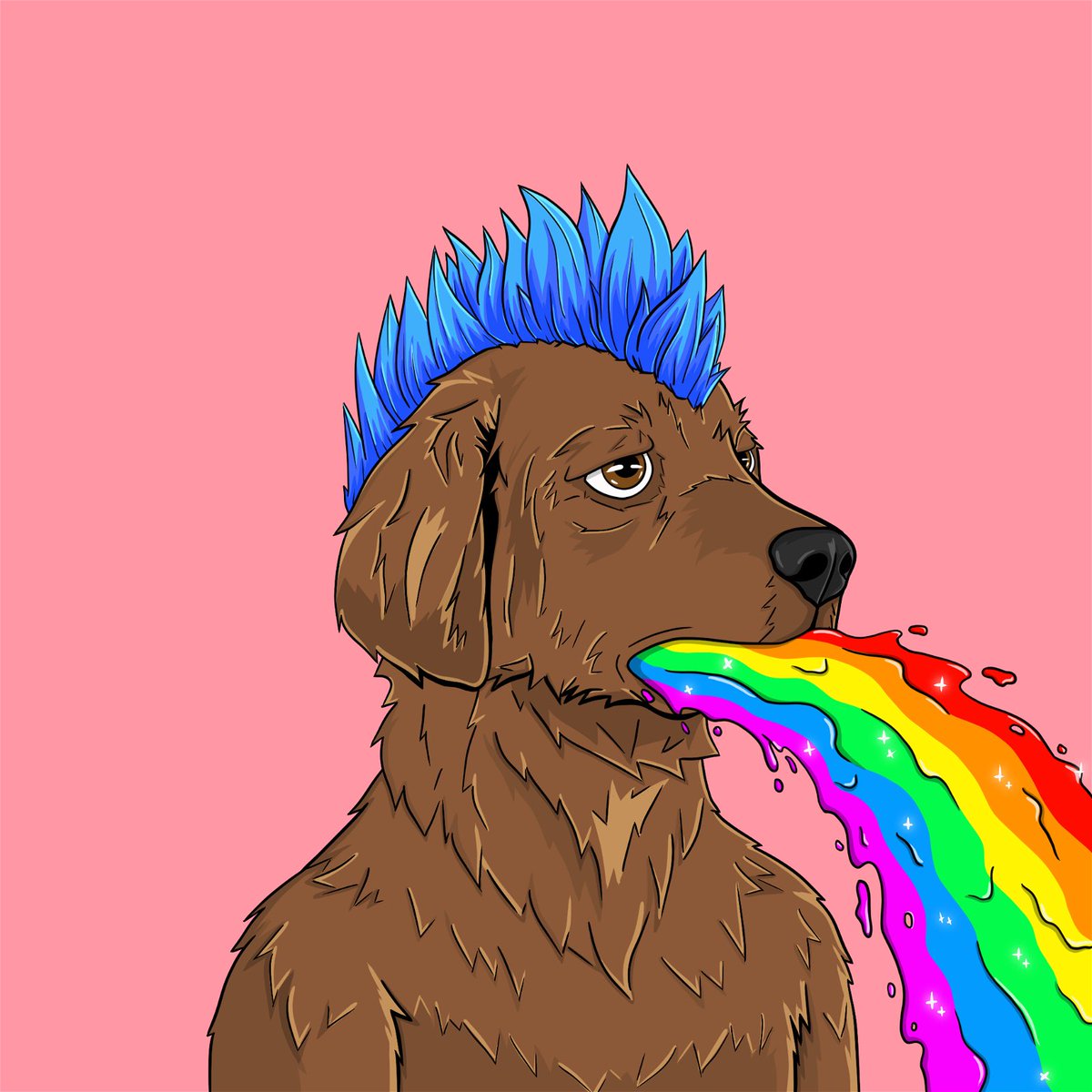 This Goodboi got into some fruity pebble dog food and couldn’t stomach it all 🤮

This pup is SICK! Can’t wait to mint this Goodboi on December 1st!

<a href="/PyreneesPack/">PyreneesPack.algo</a> 
#TheGoodboiLife