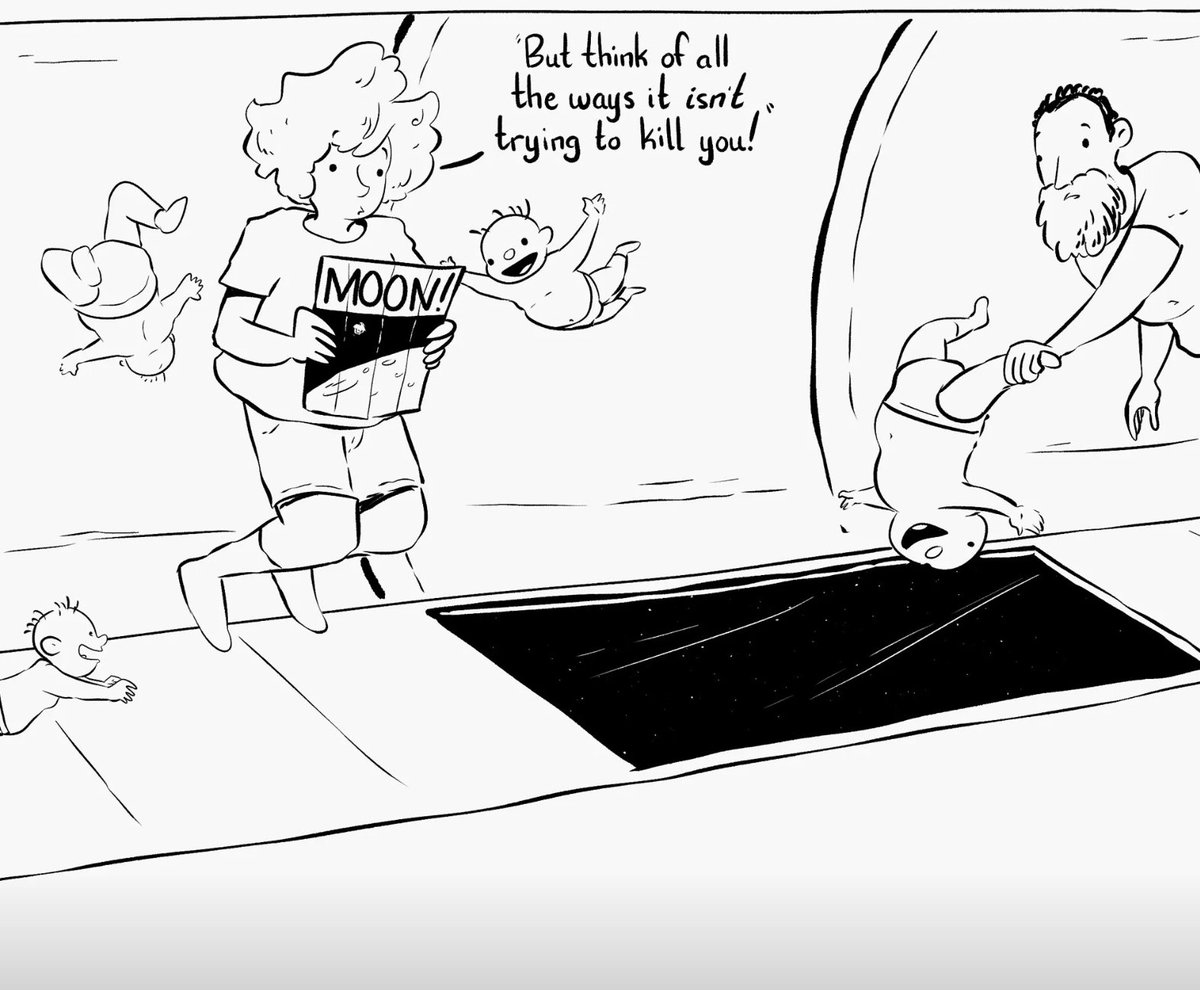 How a Scientist and Cartoonist Envision Living on the Moon and Mars tinyurl.com/3ehdchxs #SciComm #SciArt