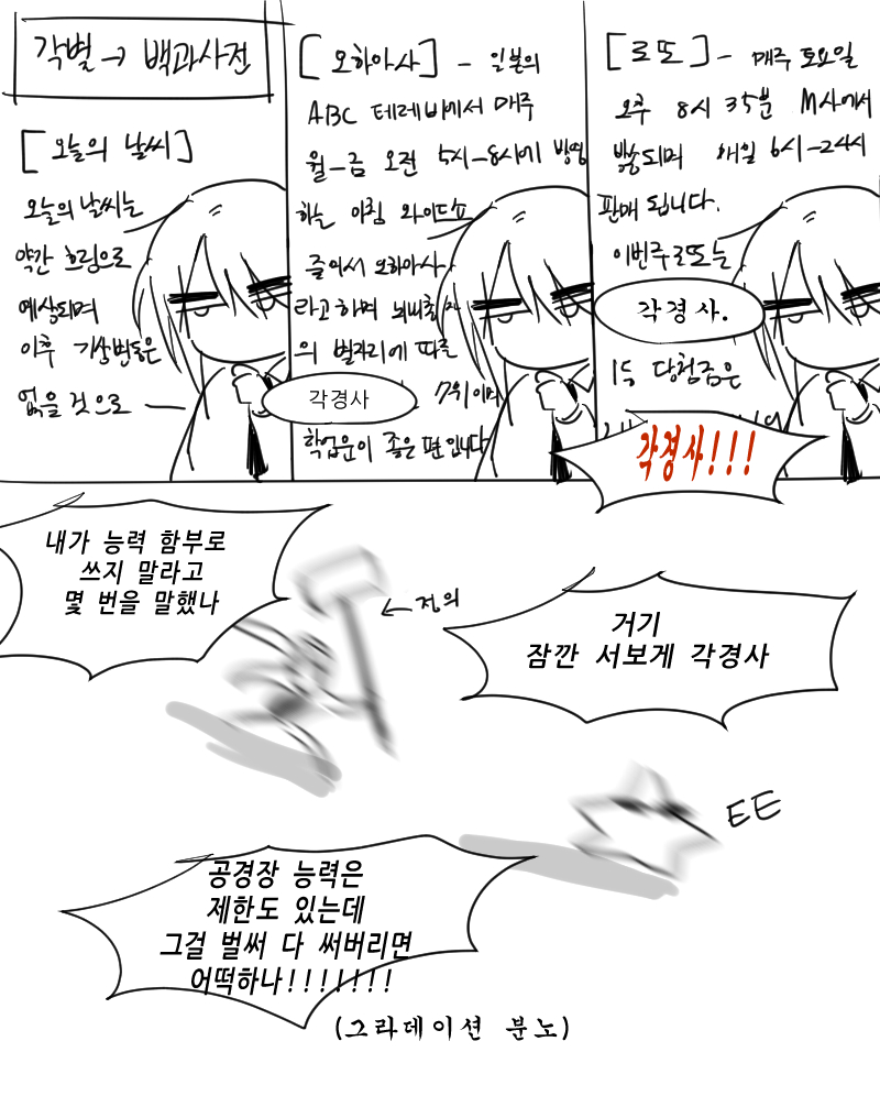 #미수반 
능력체인지 마놔 
캐붕주의