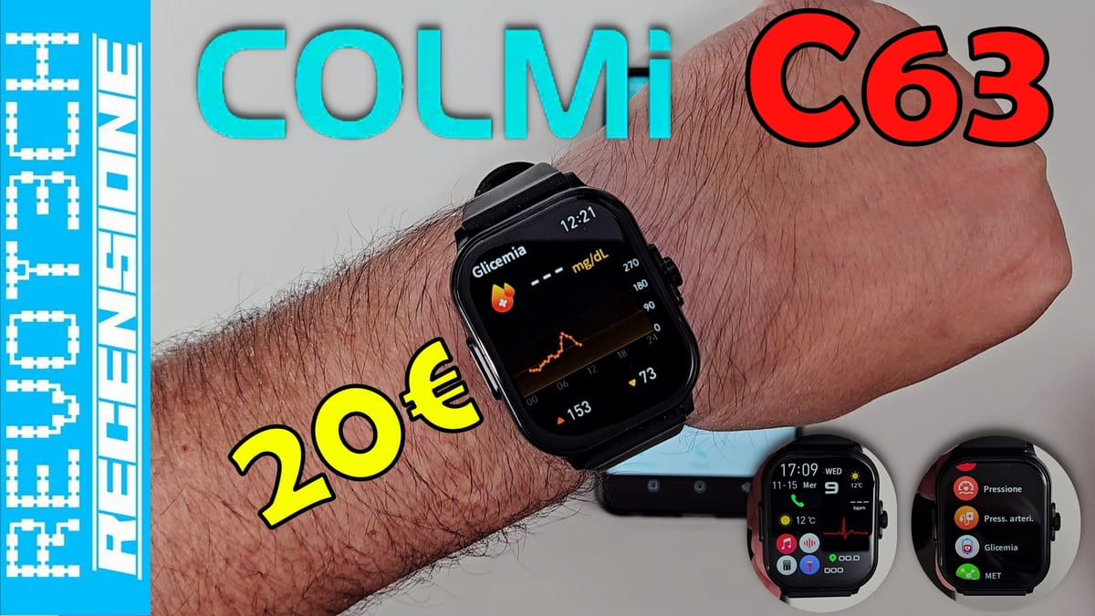CeotechI's tweet photo. Colmi C63 Panoramica e Configurazione: un DOTTORE al Polso ad un Prezzo Ridicolo! (20€)
#Android #AttivitàSportiva #Colmi #ColmiC63 #ECG #GadgetTech #iOS #IP68 #MonitoraggioSalute #Salute #Smartwatch #SP02 #Tech #Tecnologia #VideoRecensione #YouTube
https://t.co/hH1ArzCaA5 https://t.co/s0ZNyiMzA1