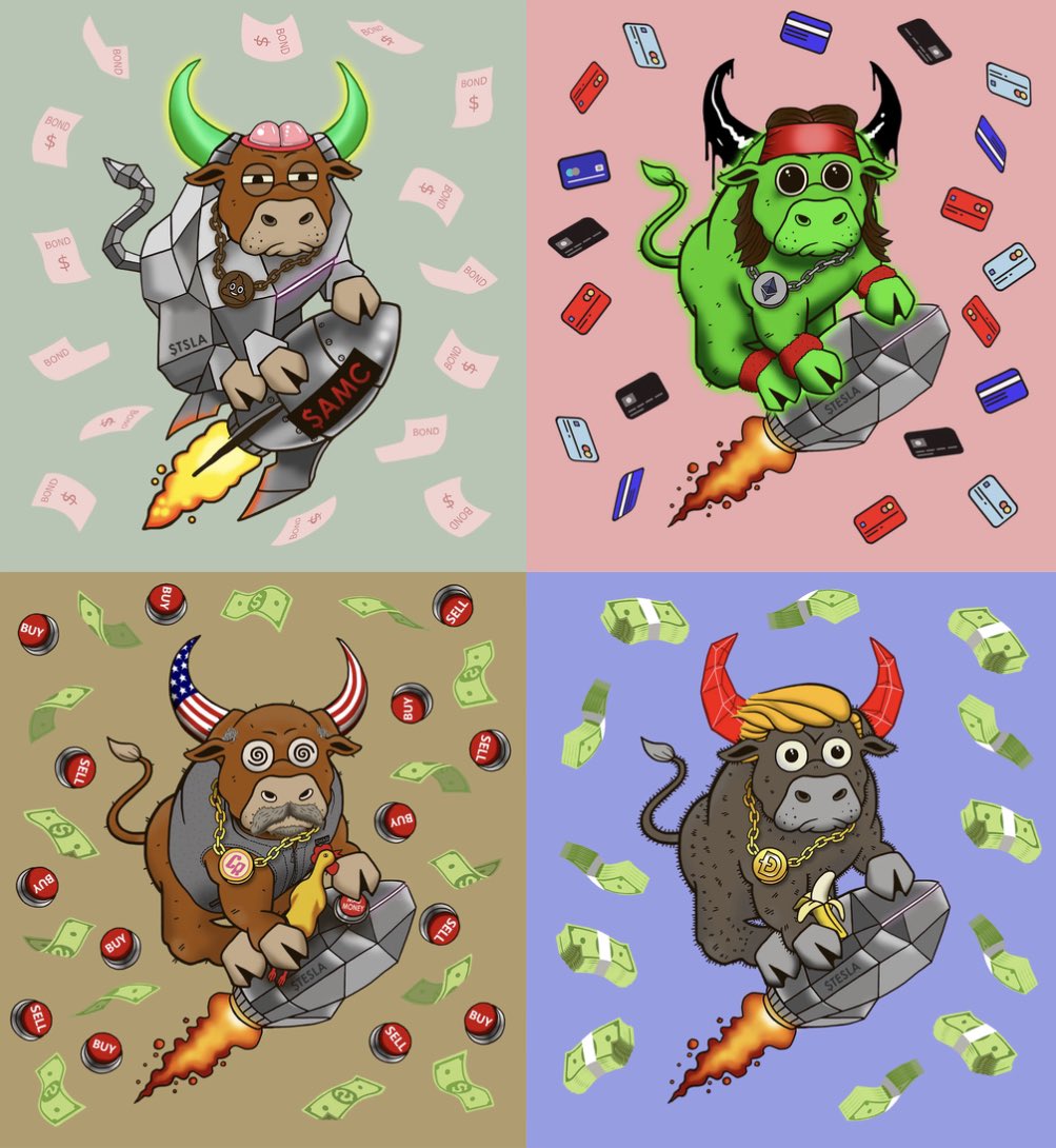 Day 1 of trying to gift <a href="/elonmusk/">Elon Musk</a> a glorious <a href="/wallstbullsNFT/">Wall St Bulls</a> CyberTruck #tesla #TSLA