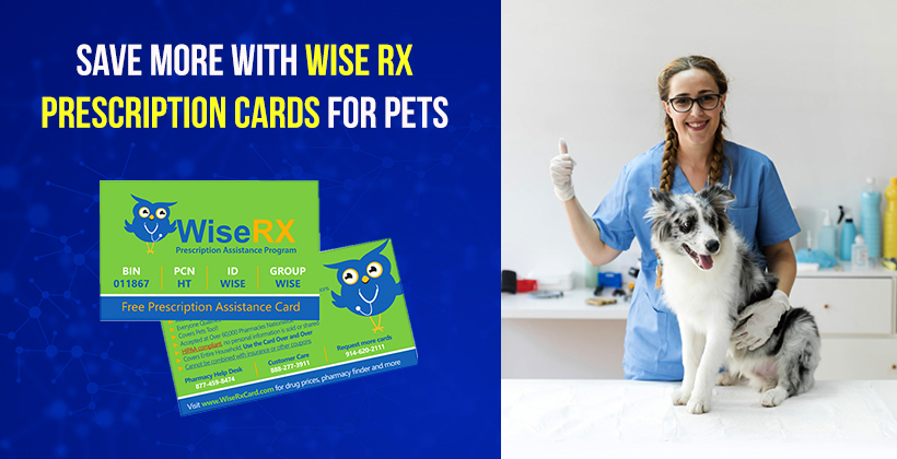 SAVE MORE WITH WISE RX PRESCRIPTION CARDS FOR PETS

Unlock savings with Wise Rx prescription cards for pets. Enjoy significant discounts on essential medications for your furry friends at over 60,000 pharmacies. Learn more!
wiserxcard.com/save-more-with…