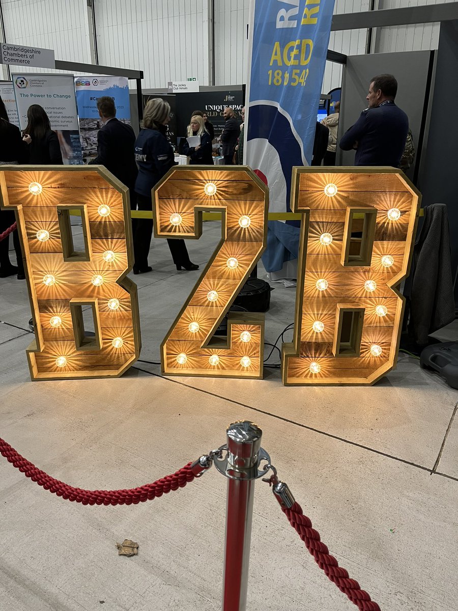 Great to see so many businesses exhibiting at <a href="/CambsB2B/">CambsB2B</a> Nice to catch up with a few familiar faces and to meet new ones. 
<a href="/cambschamber/">CambsChamber</a> 
#networking 
#exhibitions
