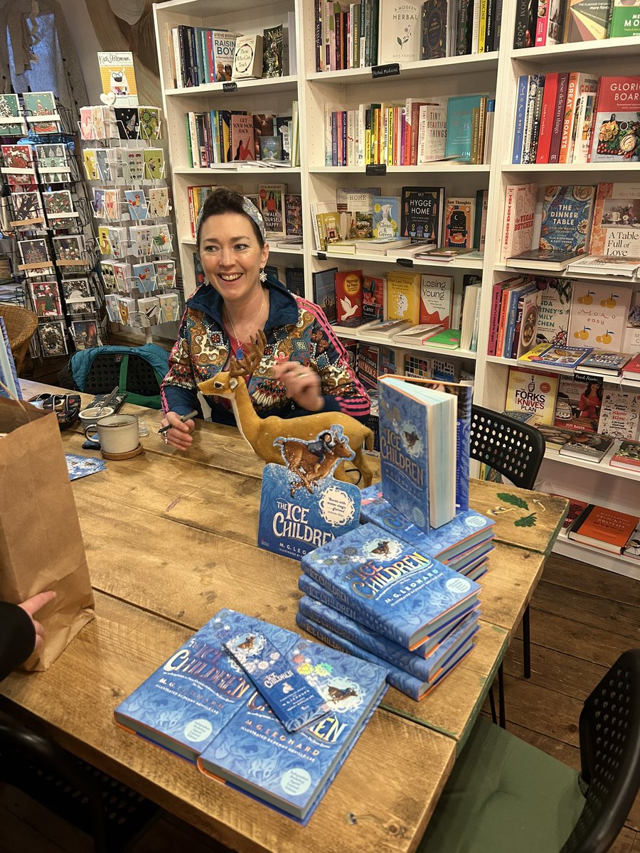 Been on tour with @MGLnrd over the past 2 weeks celebrating #theicechildren She is quite brilliant. Her event is fabulous & children genuinely listen. No wriggling or chatting 
the book is really really good. Buy it for the children in your life. Or yourself! @MacmillanKidsUK