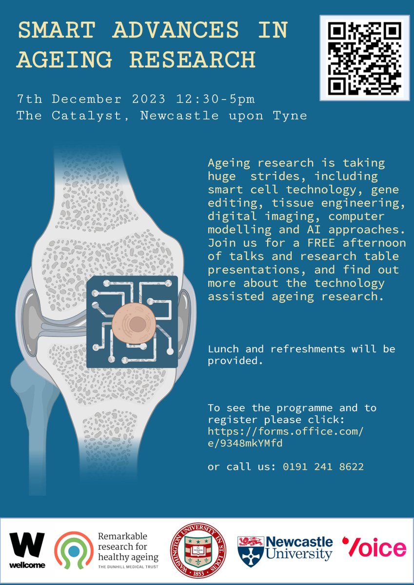 Kasia Pirog (@kasiapirog1) on Twitter photo Join us on the 7th of Dec for a free event organised by <a href="/tsorial/">Tony K</a> and ourselves, with a keynote presentation by <a href="/Farsh_G/">Farshid Guilak</a>, discussing smart advances in musculoskeletal ageing research. tinyurl.com/2txs7h47. <a href="/Guilak_Lab/">The Guilak Lab</a> <a href="/NIHRNewcBRC/">NIHR Newcastle BRC</a> <a href="/STEMNewcastle/">Newcastle University STEM Outreach</a> <a href="/EngageFMS/">EngageFMS@NclUni</a> @VOICE__Global Join us on the 7th of Dec for a free event organised by <a href="/tsorial/">Tony K</a> and ourselves, with a keynote presentation by <a href="/Farsh_G/">Farshid Guilak</a>, discussing smart advances in musculoskeletal ageing research. tinyurl.com/2txs7h47. <a href="/Guilak_Lab/">The Guilak Lab</a> <a href="/NIHRNewcBRC/">NIHR Newcastle BRC</a> <a href="/STEMNewcastle/">Newcastle University STEM Outreach</a> <a href="/EngageFMS/">EngageFMS@NclUni</a> @VOICE__Global