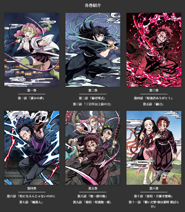 テレビアニメ「鬼滅の刃」刀鍛冶の里編 Blu-ray＆DVD 第六巻本日発売