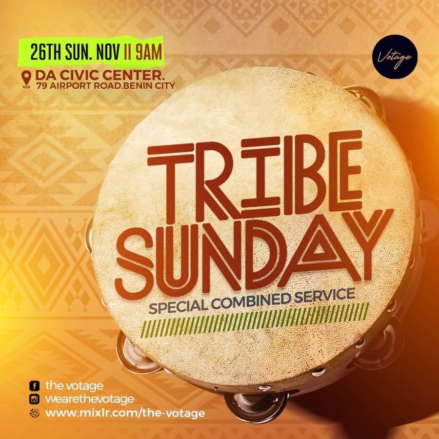 wearethevotage's tweet photo. Something more than special will be happening this Sunday at the VOTAGE Church💃💃

It's our special combined service 🥳🥳
And it also doubles as our "Tribe Sunday"🥳🥳

See you in church! https://t.co/vUtR2LdJK1