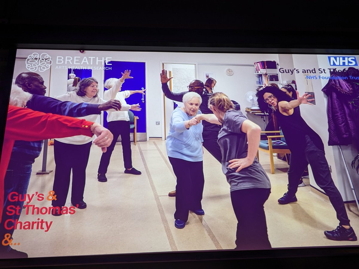 Sally Greenbrook (@sallygreenbrook) on Twitter photo Is dance an effective rehab tool for older adults? This is the question that <a href="/BreatheAHR/">Breathe Arts Health Research</a> set out to answer at <a href="/GSTTnhs/">Guy's and St Thomas'</a>. Answer: yes! One patient decided not to have an evening carer anymore as they could do the tasks on their own now. 💃🕺#BGSconf Is dance an effective rehab tool for older adults? This is the question that <a href="/BreatheAHR/">Breathe Arts Health Research</a> set out to answer at <a href="/GSTTnhs/">Guy's and St Thomas'</a>. Answer: yes! One patient decided not to have an evening carer anymore as they could do the tasks on their own now. 💃🕺#BGSconf