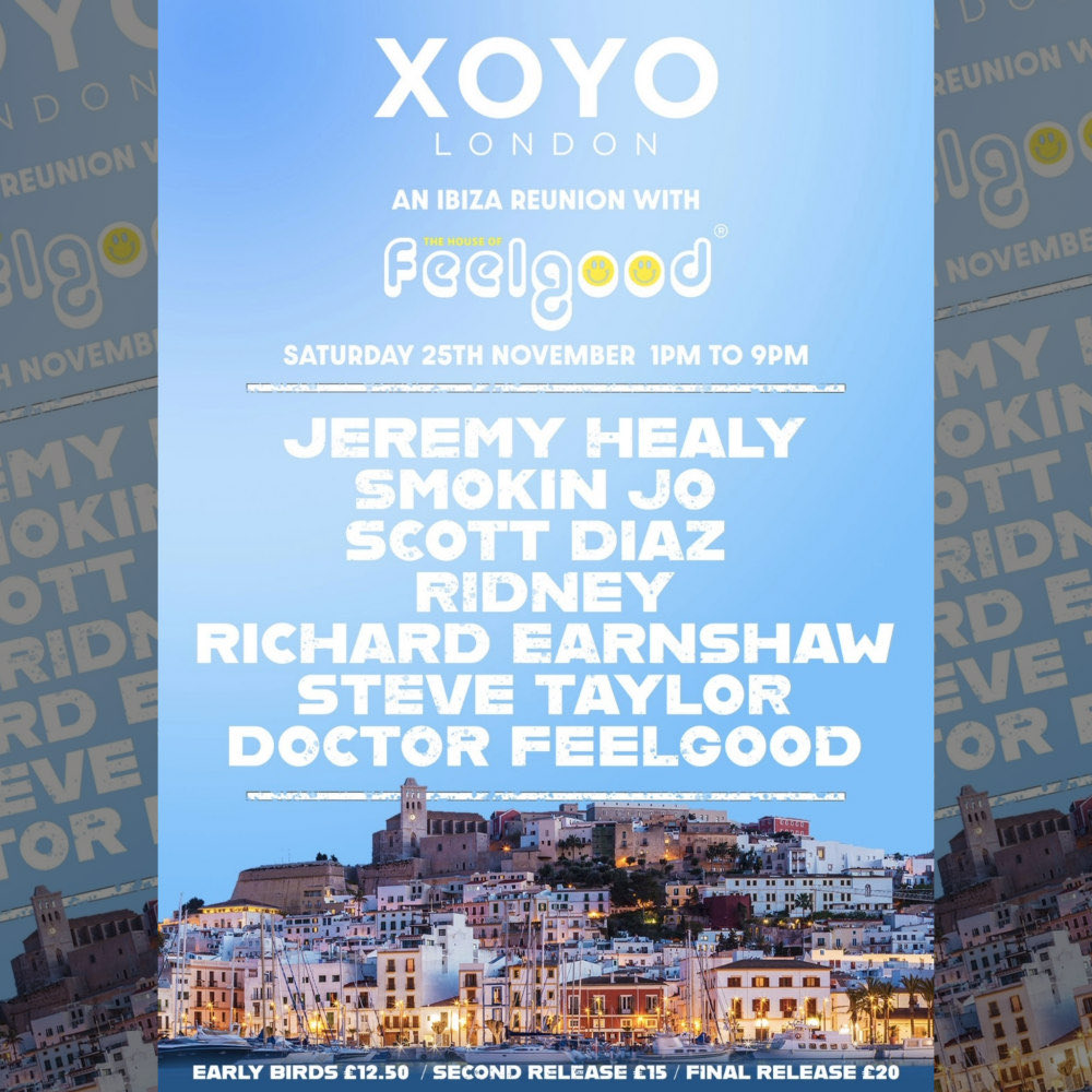 Catch @richardearnshaw and Steve Taylor this Saturday at @xoyoldn for the Feelgood Ibiza Reunion 💃💃💃

#RichardEarnshaw #SteveTaylor #FeelgooIbiza #XOYO #London  #WhatsOn 
#GigGuide DJ #HouseMusic #GetD3EP #D3EP