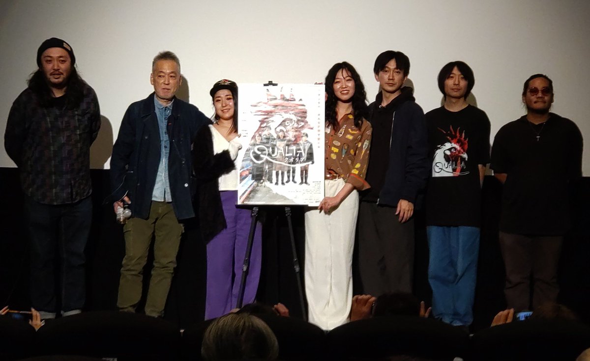 映画「クオリア」②
上映後、舞台挨拶あり。
トークゲストは、瀬々敬久監督。
瀬々さんの作品も幾つか観ているが、やはり、長尺な「ヘヴンズストーリー」の印象が強く残っている。