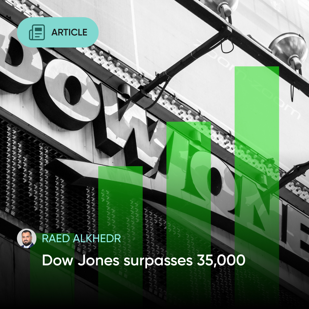 Equiti_en's tweet photo. Dow Jones achieves a milestone and surpasses 35,000 points, check out our latest trade review article for market updates:
https://t.co/HbgzUT9pu4

#Equiti #Dowjones https://t.co/5f84MHekWI