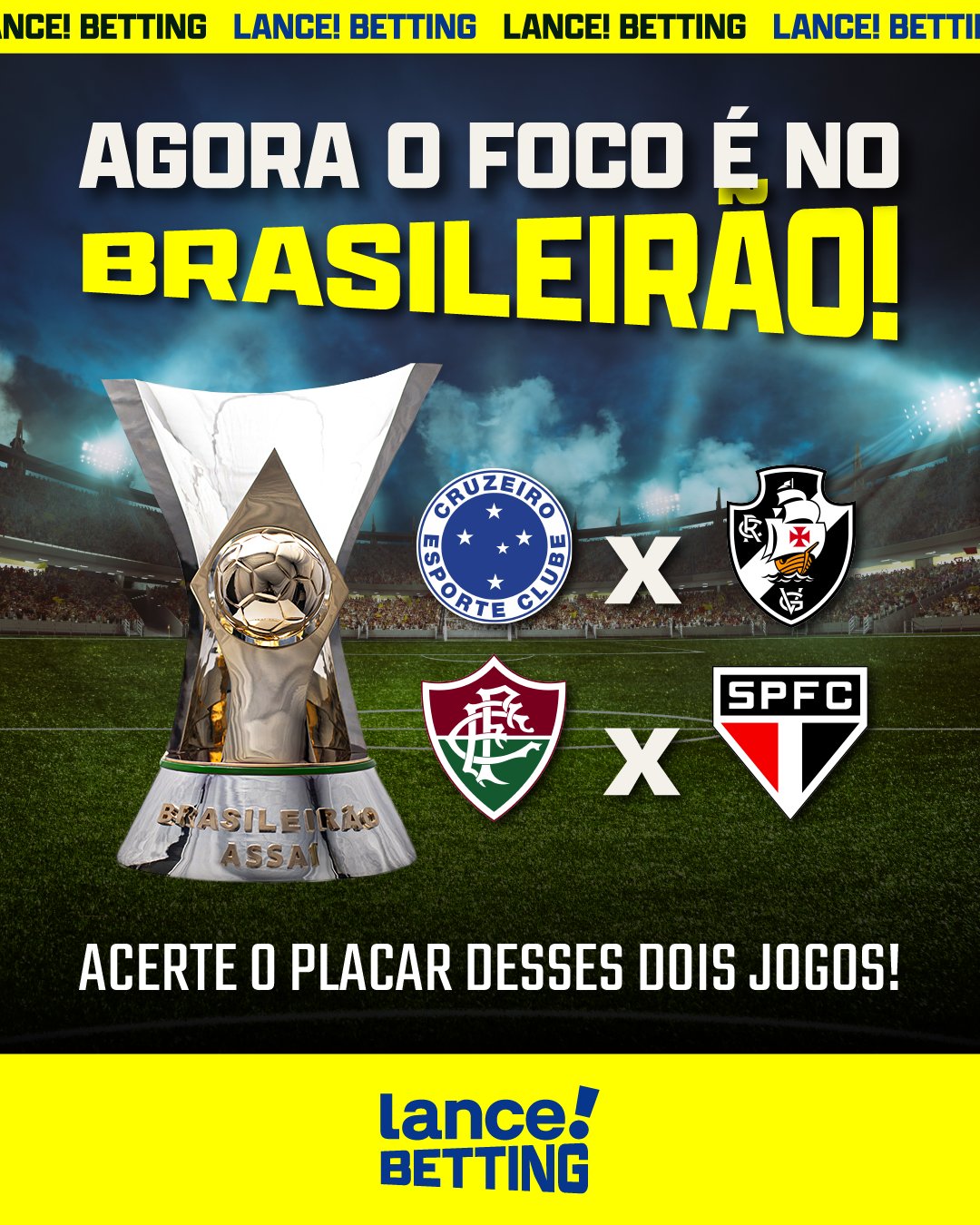 Lance! Betting on X: HORA DE MATAR A SAUDADE!⚽🥰O Brasileirão