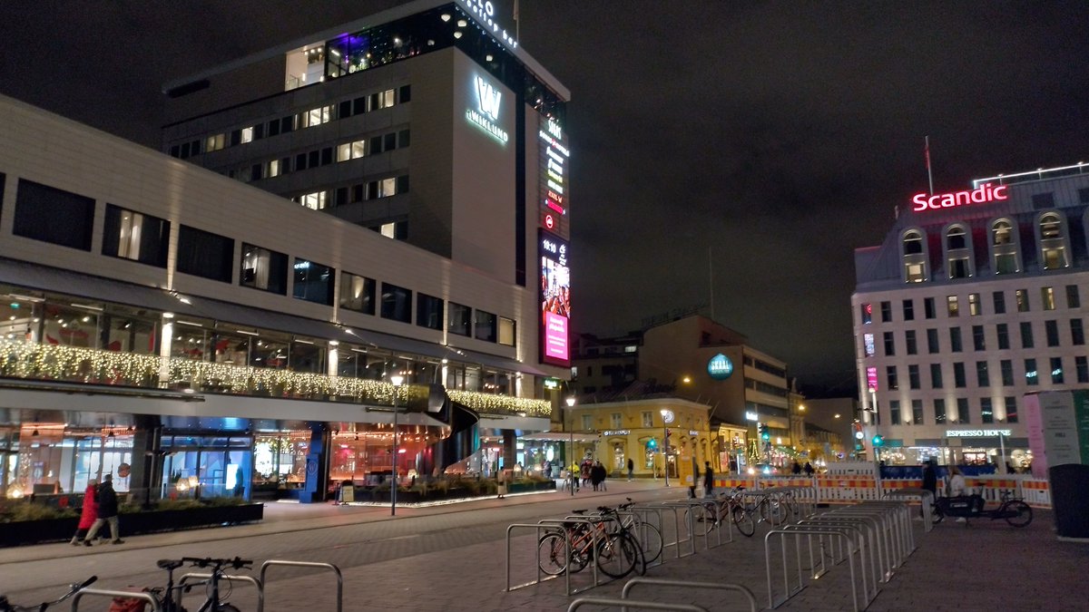DailyTurku's tweet photo. City center at night
#Turku #Åbo #Suomi #Finland https://t.co/XiUwikgQrf