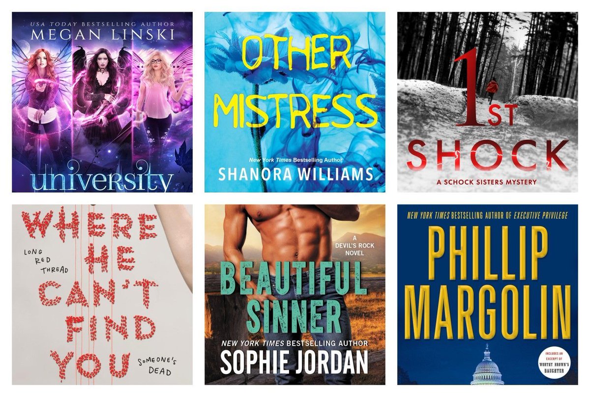 😍😍📚 FANTASTIC deals for #booklovers today by AMAZINGLY talented authors like <a href="/SoVerySophie/">Sophie Jordan</a>, @shanorawilliams, Phillip Margolin, Maggie Stiefvater,  &amp; MORE! I hope you find a new-to-you fav author here: ereaderperks.com. Happy reading!