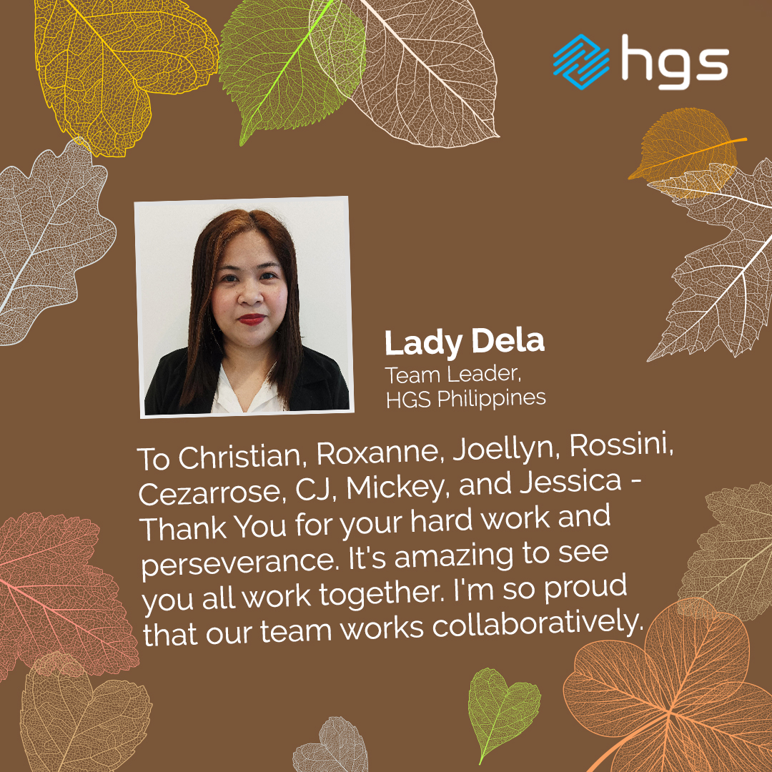 LifeAtHGS's tweet photo. #Thanksgiving at HGS means stories, laughter, and a sense of belonging. Our team's unity is our pride. Looking to join a team where you're valued? We're just a click away: https://t.co/UsOebSejgS

#TeamHGS #LifeAtHGS #HGSPhilippines #Philippines #HumansOfHGS #ThankfulHearts https://t.co/cGLbVUS21O
