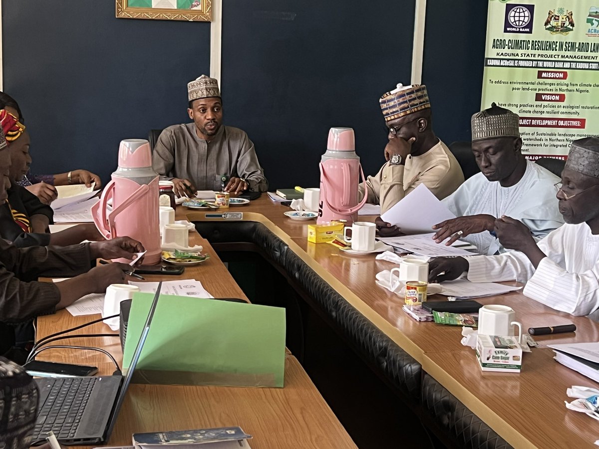 The Agro-Climatic Resilience in Semi Arid Landscape(ACReSAL) has presented its progress Report to the State Steering Committee (SSC). The meeting was Chaired by the Commissioner,Ministry of Environment and Natural Resources , Dr Abubakar Buba.