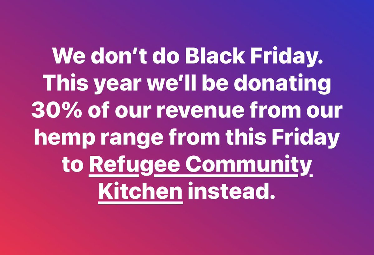 The fashion industry is one of the world’s most exploitive industries, and one of the biggest emitters of CO2. 

We try to offer something a little different at THTC. Sustainably produced hemp, made by people paid a fair living wage. 

thtc.co.uk 💚

 #greenfriday