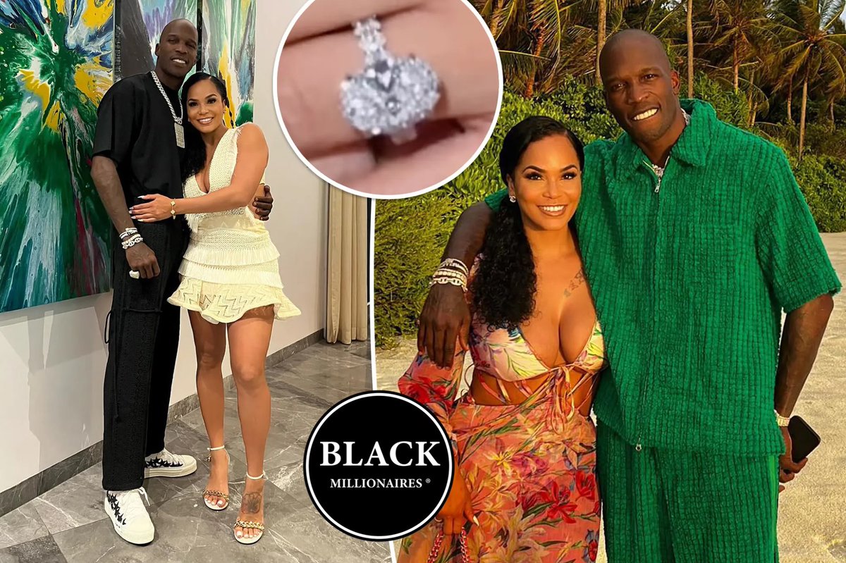 Blackmillions_'s tweet photo. Former NFL star Chad Ochocinco says he spent $250K on his fiance engagement ring. Ocho is known for being extremely cheap, as a multimillionaire he fly on Spirit Airlines instead of flying private. “I don’t play about her.” https://t.co/RFIw7OKgKT