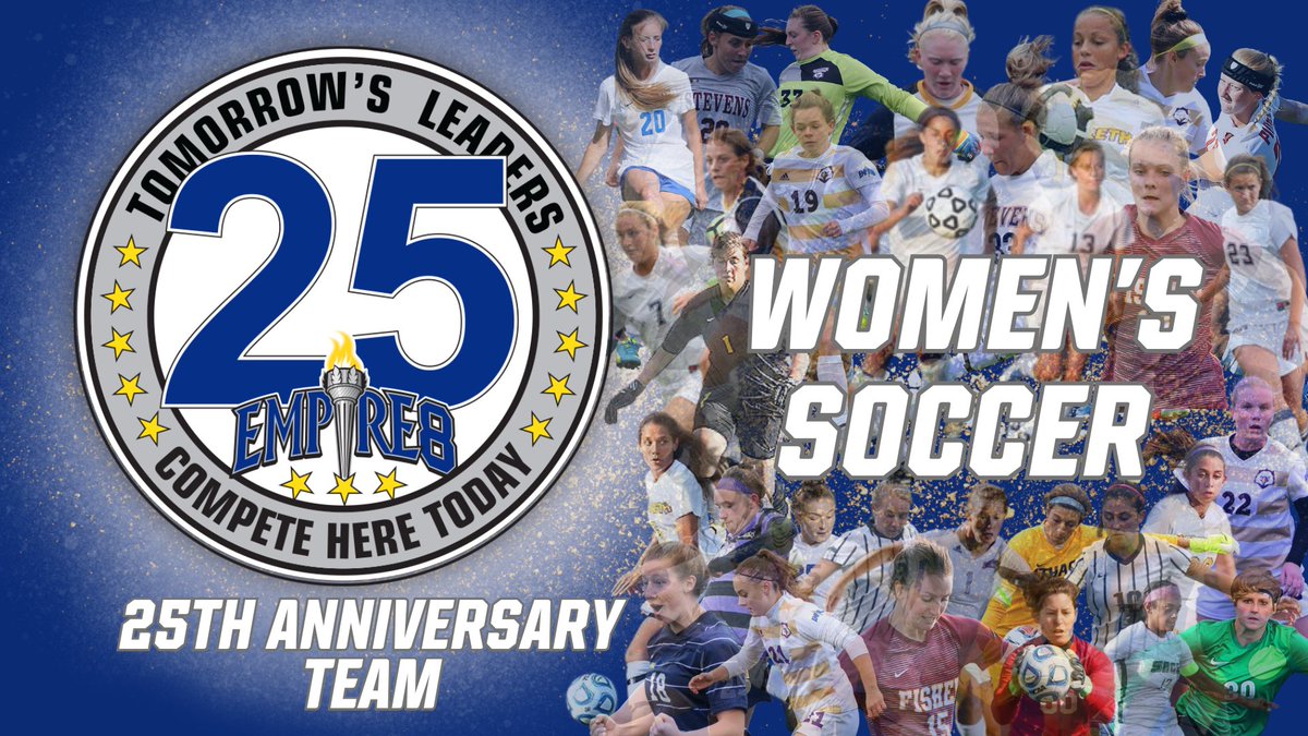 Empire8's tweet photo. Empire 8 25th Anniversary Celebration - Women's Soccer
https://t.co/JmmQMaadAB

#E8 #E8Proud #LeadersCompeteHere #WhyD3 #E825 https://t.co/D70BtqwGZA