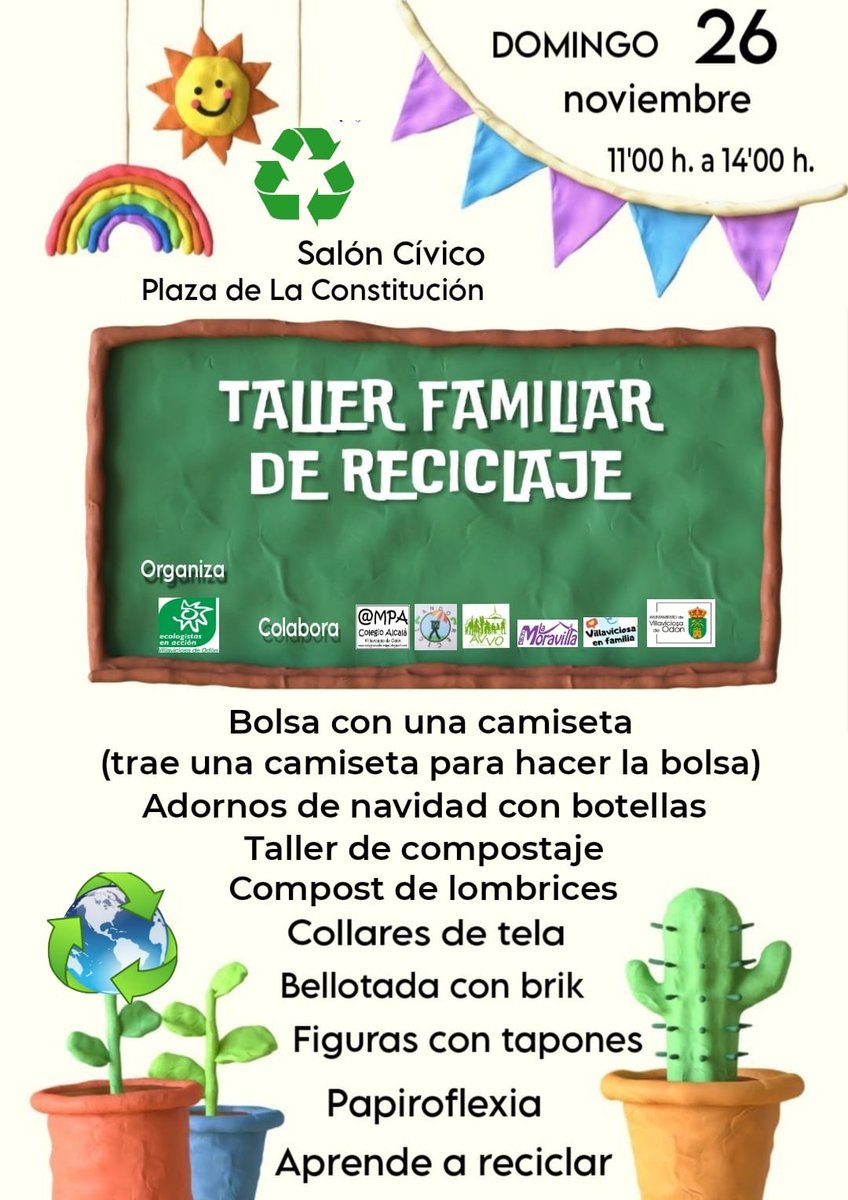 AmpaColeAlcala's tweet photo. Recicla con nosotros https://t.co/6itmF5ypxG