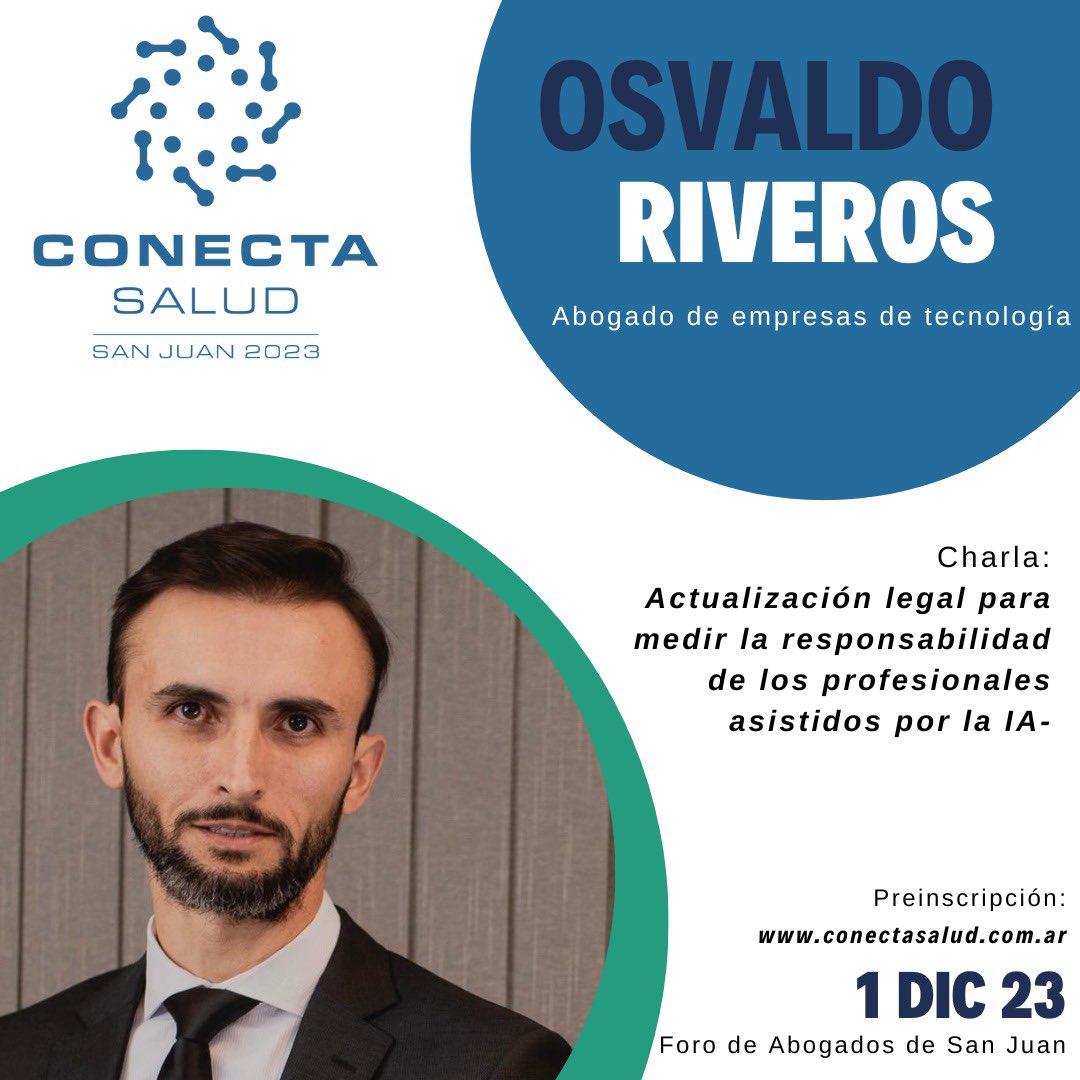 Un honor compartir con <a href="/globant/">Globant</a>, Hospital Universitario Austral y Hospital Italiano una jornada enfocada en la utilización de la inteligencia artificial en el sector de la salud. 
Analizaremos cuál es la responsabilidad legal de l@s profesionales se son asistidos por la IA.