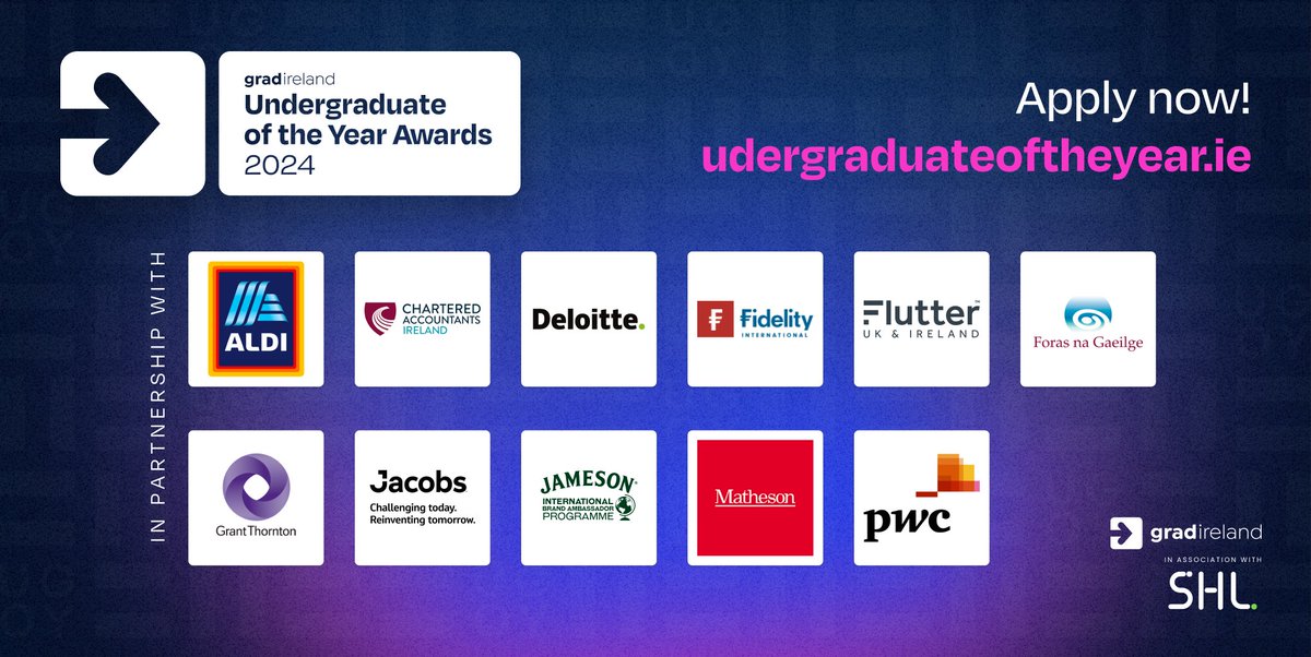 DCU_Careers's tweet image. 📢The gradireland Undergraduate of the Year Awards 2024 are open!

There are 11 categories this year and the deadline to apply for each award is February 23rd.

More info 👉 undergraduateoftheyear.ie 
Get your nominations in soon!

#studentawards #studentsuccess #studentengagement