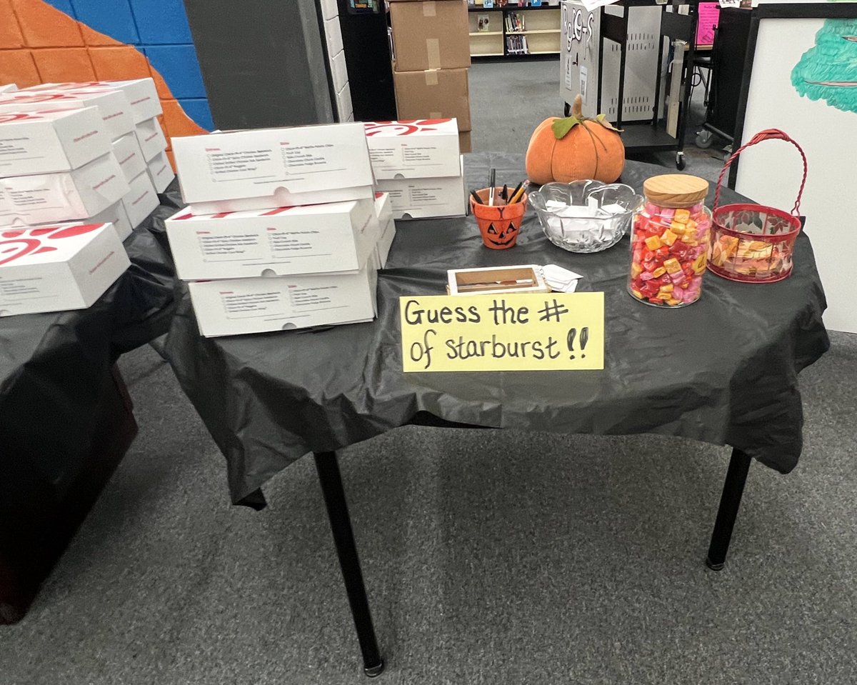 Dr. Darryl Thomas Jr (@darrylthomasjr2) on Twitter photo Thankful <a href="/nbhsbears/">New Bern High School</a> We had <a href="/ChickfilA/">Chick-fil-A, Inc.</a> Thanksgiving meal! We gave meal boxes, Gratitude tree, leave a thankful note for a staff member. Admin will teach class for the teacher who guess closest # in starburst jar. ELA here we come! In all things, give THANKS! #LeadershipMatters Thankful <a href="/nbhsbears/">New Bern High School</a> We had <a href="/ChickfilA/">Chick-fil-A, Inc.</a> Thanksgiving meal! We gave meal boxes, Gratitude tree, leave a thankful note for a staff member. Admin will teach class for the teacher who guess closest # in starburst jar. ELA here we come! In all things, give THANKS! #LeadershipMatters