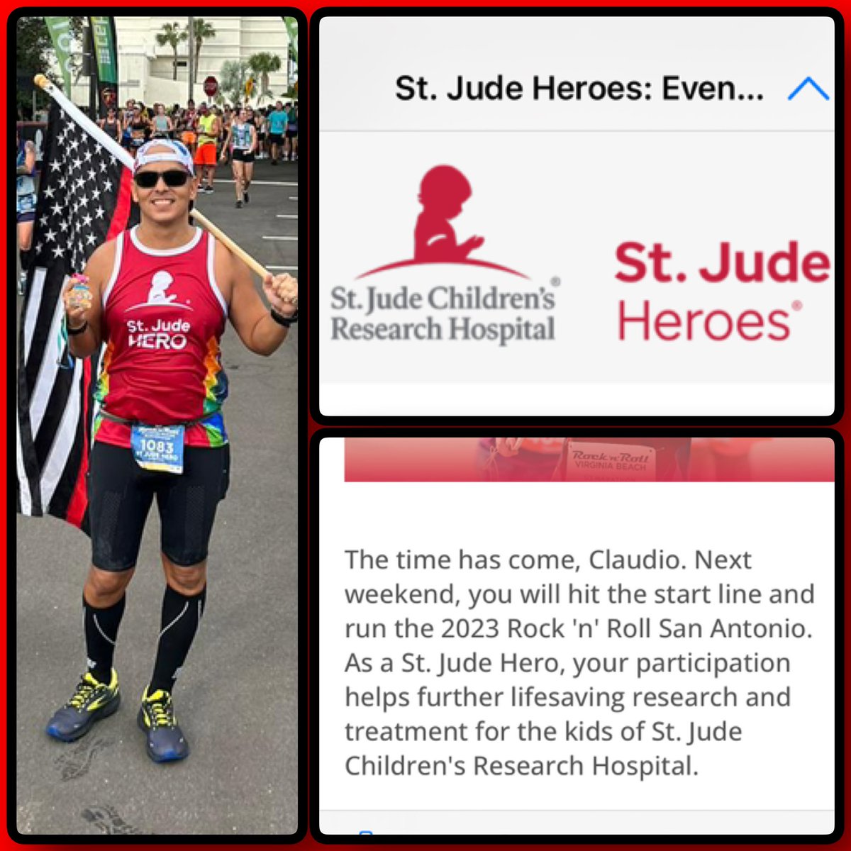 runningforacur1's tweet photo. 11 days to #rnrsanantonio @runrocknroll @stjude @stjudeflorida running to end childhood cancer ❤️ donate at the link in my BIO https://t.co/rxcHhc9CKV