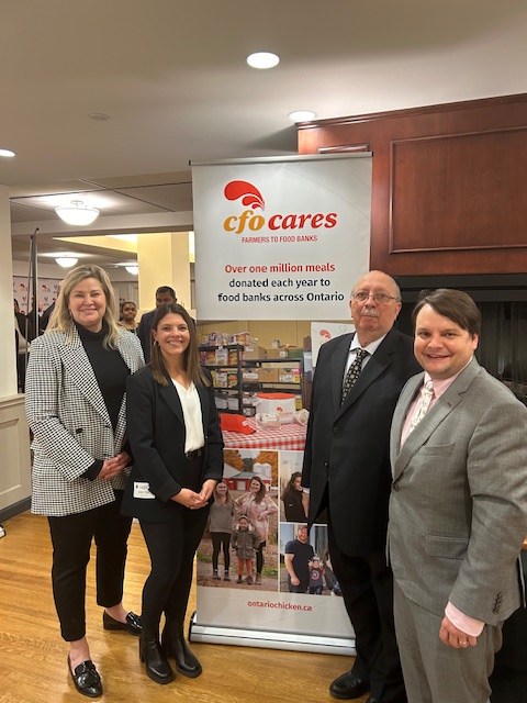 It was great to attend the Chicken Farmers of Ontario Chicken Wing Reception yesterday at Queen's Park. Did you know that the cfo donates over one million meals each year to food banks across Ontario. Thank you Ontario Chicken Farmers for all that you do!