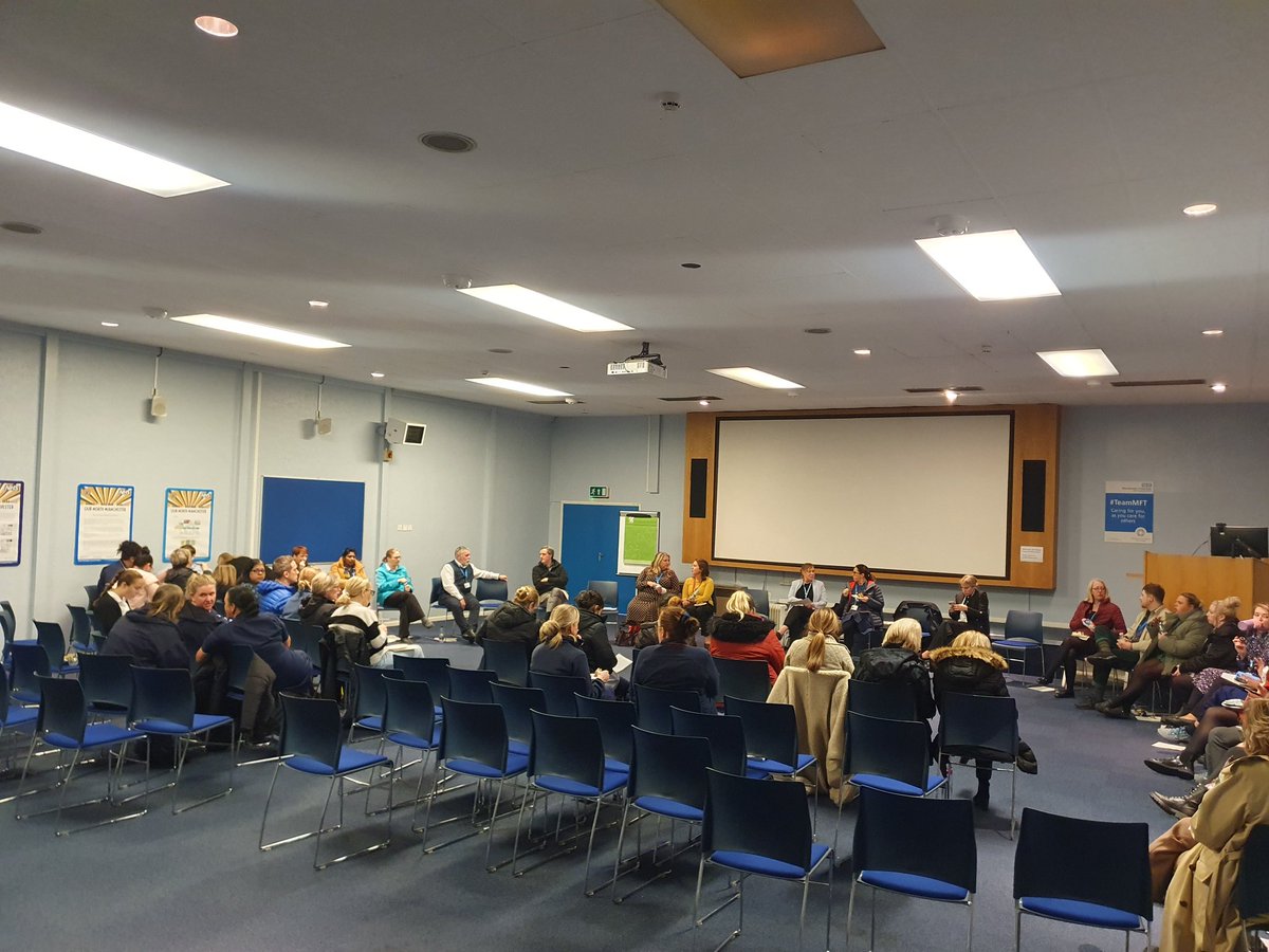 Rachael Beeley (@rachaelhornby8) on Twitter photo Great turn out today for Schwartz round, talking all about flexible working and, health and wellbeing
It was very hard to make a circle big enough <a href="/AkweiChrissy/">Chrissy Akwei</a> 😂
Thank you to our speaker <a href="/walsh10_tracey/">Tracey Walsh 🎓💙</a> and Marie Roland and all those who attended
<a href="/NorthMcrGH_NHS/">North Manchester General Hospital</a> Great turn out today for Schwartz round, talking all about flexible working and, health and wellbeing
It was very hard to make a circle big enough <a href="/AkweiChrissy/">Chrissy Akwei</a> 😂
Thank you to our speaker <a href="/walsh10_tracey/">Tracey Walsh 🎓💙</a> and Marie Roland and all those who attended
<a href="/NorthMcrGH_NHS/">North Manchester General Hospital</a>