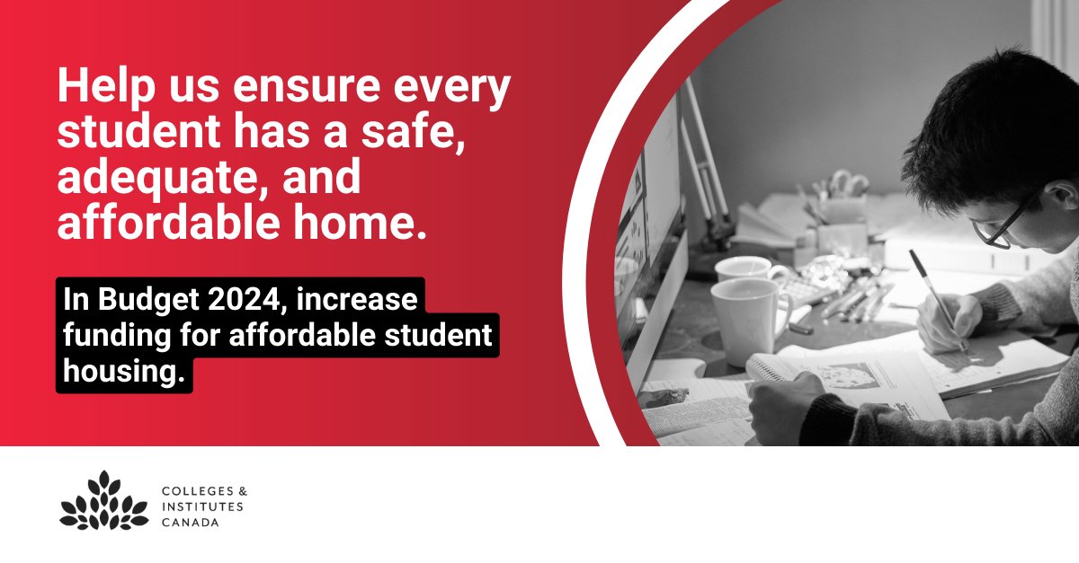 Canada's largest post-secondary network is raising our voice for safe, accessible and affordable student housing this #NationalHousingDay. We underscore the housing crisis' impact on students and our dedication to seeking solutions: tiny.cican.org/r4um7f3m
