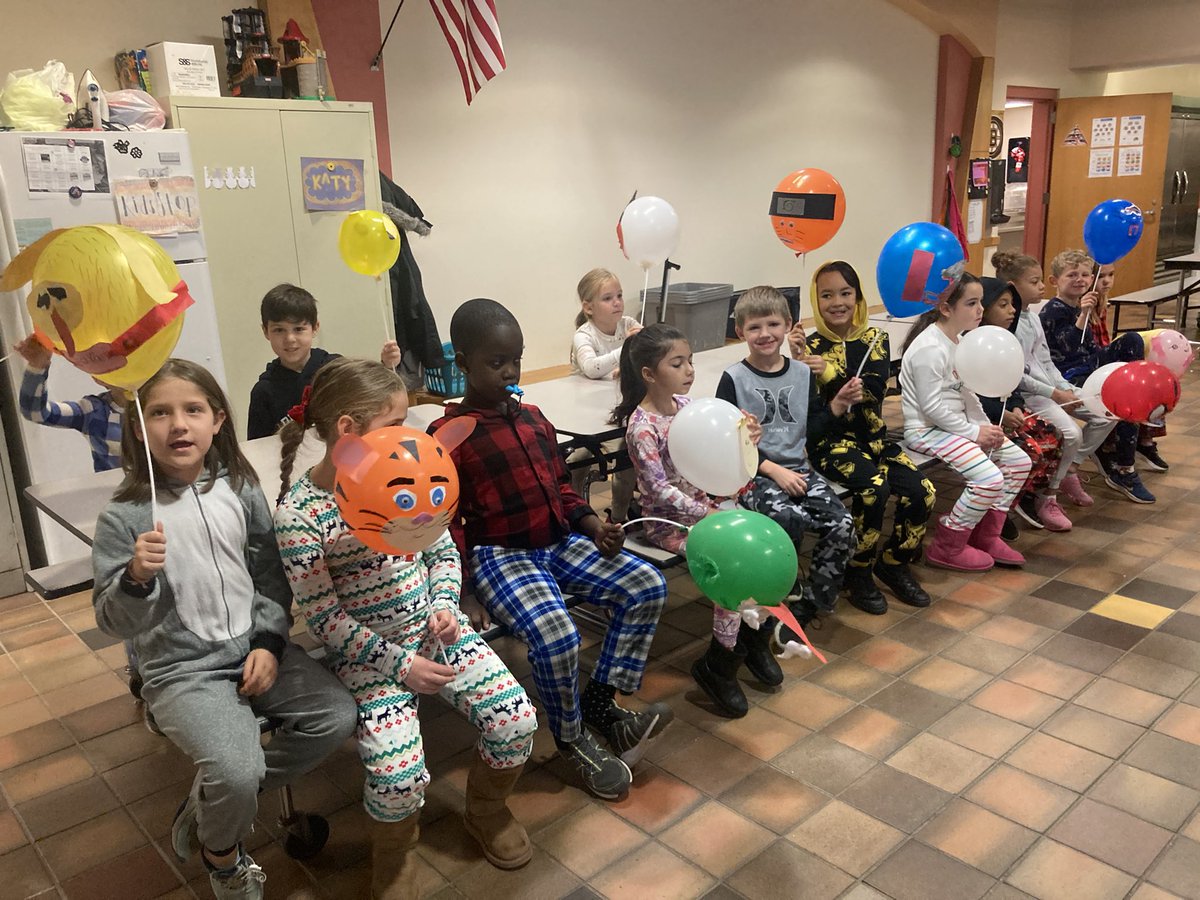 The Thomson 1st graders are getting ready for their parade. They wish everyone a Happy Thanksgiving!