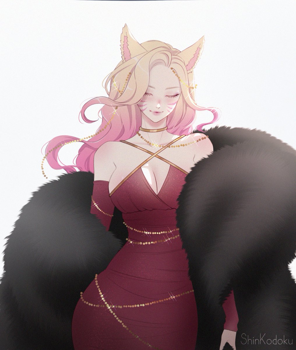 ShinKodoku's tweet photo. Our queen in fur ~ 💞💞💞
#Ahri #AhriInFur #KDA #LeagueOfLegendsFanArt https://t.co/3aHS1M0SGs