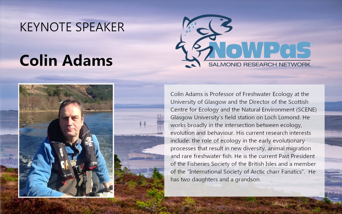 📣Keynote announcement📣 Colin Adams (@C_Adams1758) from @sceneUofG will also be taking part in #NoWPaS2024 as keynote speaker ! 🎉🐟 Others to be announced 🔜