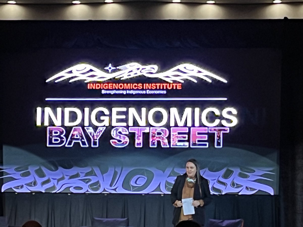 Participating this week at the #Indigenomics on Bay Street and Reconciliation Showcase. Growing and supporting the Indigenous economy.