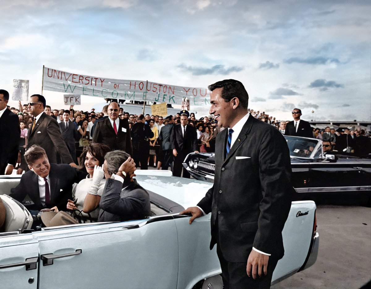 claytonhickman's tweet image. There's a new documentary about the Zapruder film up on ITV X now titled 'JFK: The Home Movie That Changed The World' and filled with a ton of photo colourisations by me. Here are a couple of the most insane and time-consuming ones... 😅