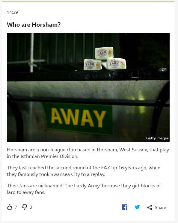 ColinBax's tweet photo. 🙌We are the team in green &amp; yellow ... @LardyArmy @HorshamFC https://t.co/l8RPbeOONs