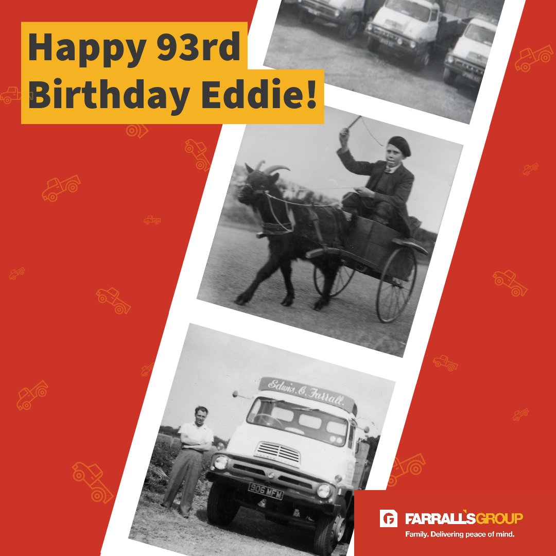 Happy Birthday to our founder,  Eddie Farrall, 93 today 🎉

We hope you are having a fantastic day surrounded by family &amp; friends, looking back on the memories you've made over a remarkable nine decades!

#HappyBirthday #familybusiness #3rdgeneration #founder