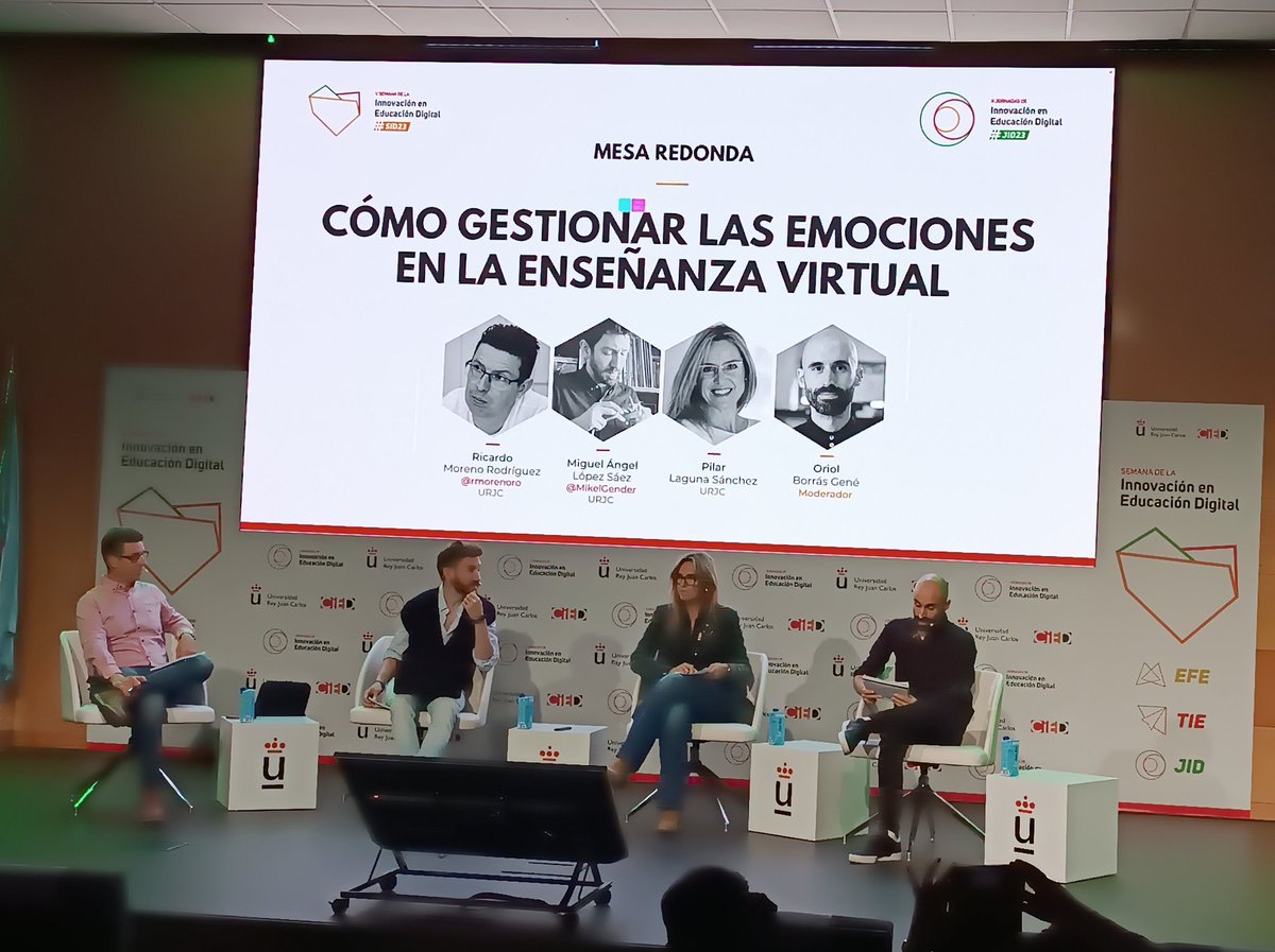 Rubén Callejo (@rubencallejo) on Twitter photo Seguimos en las X Jornadas de Innovación en Educación Digital #jid23 <a href="/URJConline/">CIED URJC</a> <a href="/oriolTIC/">Oriol Borrás-Gené #YoSoyURJC 🏳️🌈</a> <a href="/rmorenoro/">Ricardo Moreno-Rodriguez</a> <a href="/MikelGender/">🔻Willfol Lecturer🪶</a> #pilarlaguna Seguimos en las X Jornadas de Innovación en Educación Digital #jid23 <a href="/URJConline/">CIED URJC</a> <a href="/oriolTIC/">Oriol Borrás-Gené #YoSoyURJC 🏳️🌈</a> <a href="/rmorenoro/">Ricardo Moreno-Rodriguez</a> <a href="/MikelGender/">🔻Willfol Lecturer🪶</a> #pilarlaguna