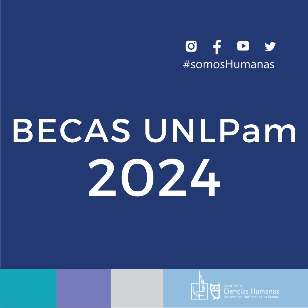 #Becas #Ingresantes
Accedé a unlpam.edu.ar/accion-social/… y conocé las novedades sobre las becas 2024
#somosHumanas