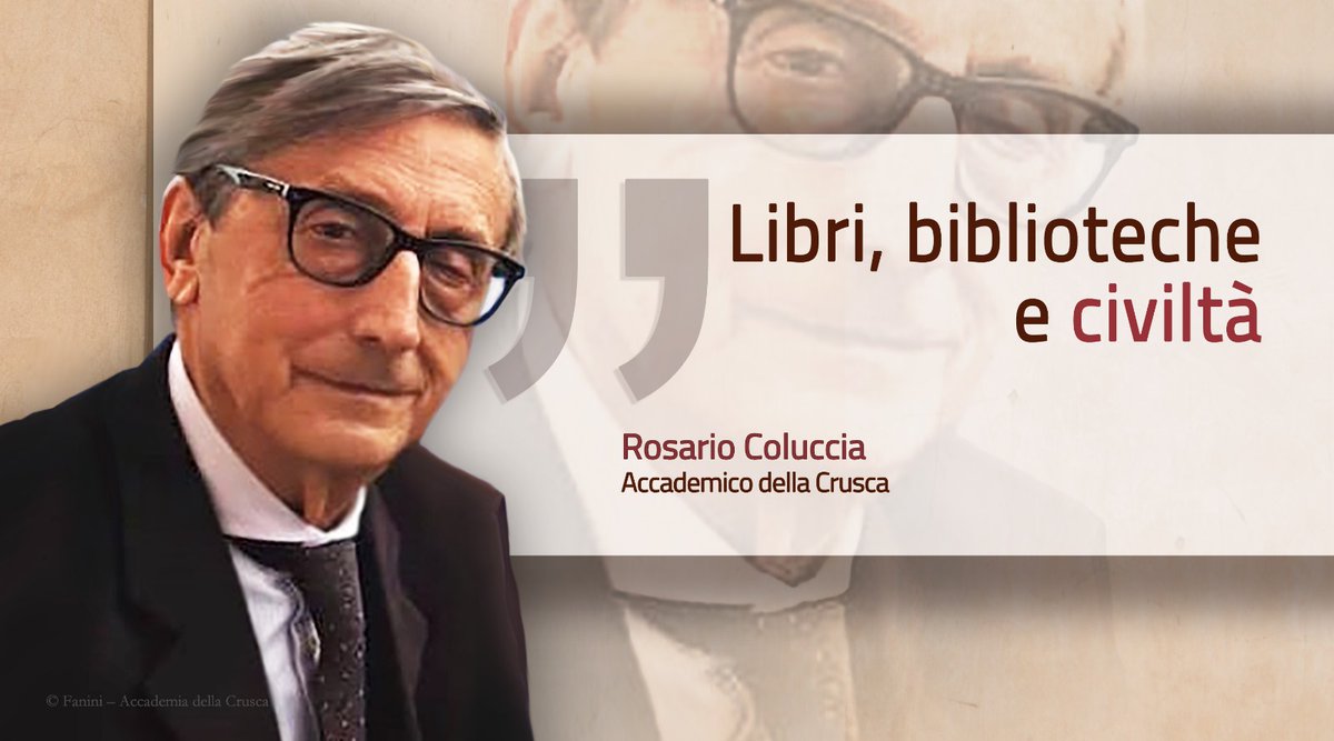 AccademiaCrusca's tweet photo. #ilTema
L'accademico Rosario Coluccia parla di libri, censura e biblioteche, invitando a confrontarsi sul tema del valore della lettura. Per partecipare alla discussione: https://t.co/zKZW61xGHp https://t.co/hU9oiKYo4a