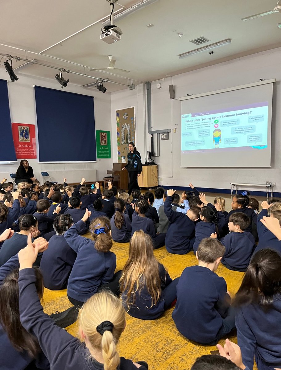 🔵⚪️ Last week was anti-bullying week and pupils took part in workshops all about anti-bullying. The focus this year was Make a Noise About Bullying and pupils discussed the impact of their choice of words on both themselves and others. 

#AntiBullyingWeek