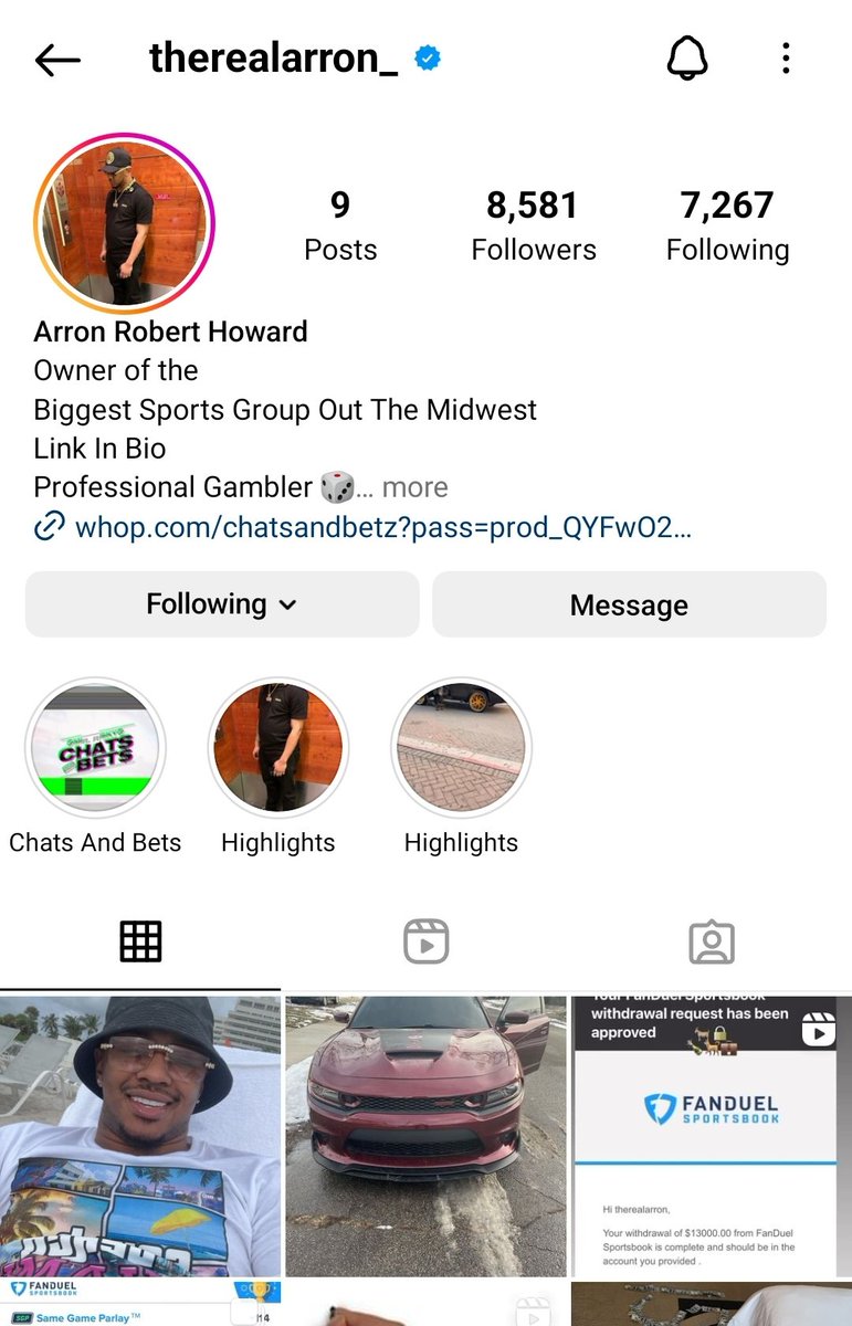 Tenzel22's tweet photo. @chatsandbets Followed .... let's goo https://t.co/pQCKhm0Xi3