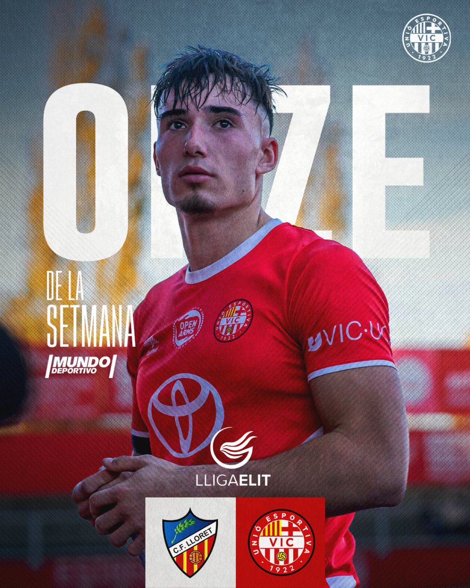 UEVic_'s tweet image. 🌟1️⃣1️⃣ 𝙞𝙙𝙚𝙖𝙡

🔪 Ignasi / Agustín 🕷️

🗞️ @sport &amp;amp; @mundodeportivo

#SomUEVic 🔴⚪
#LligaElit | #futbolcat
