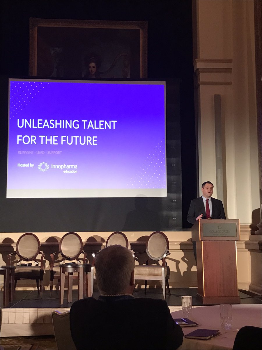 Delighted to be attending <a href="/innopharmalabs/">Innopharma Education</a> conference on talent here in Dublin being opened by Minister Richmond #unleashingtalent2023