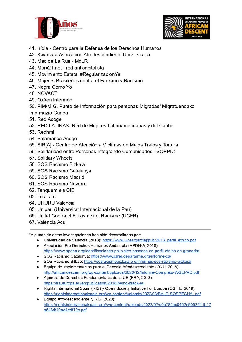 Equipo Decenio Afrodescendiente tweet media