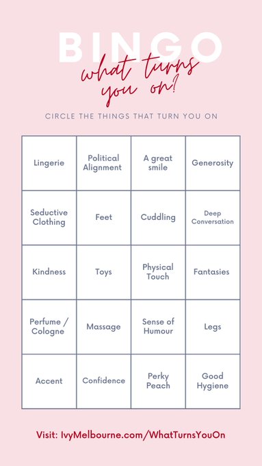 What turns you on?  Comment you 3 turn ons. https://t.co/BkKBZyrVri<a href="/tag/mvsales"class="tags"><span>#mvsales</span></a>