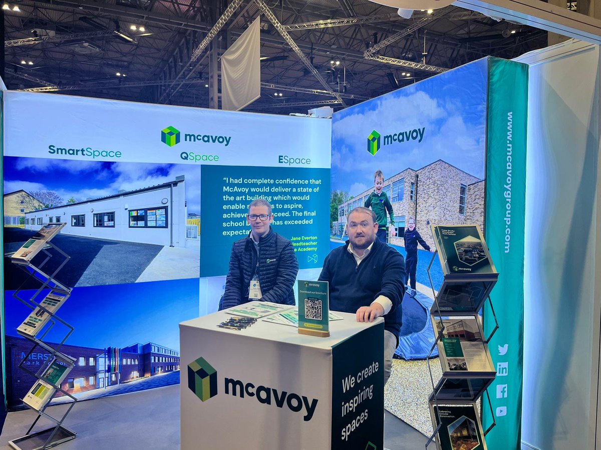 mcavoygroup's tweet image. We’re ready for The @SAA_Show in Birmingham!

You can find us at stand B50, where Rhys Regan, Phillip Stacey and Thomas Rees will be there to chat to you about our “best in class” modular solutions for the education sector.

#SchoolsandAcademiesShow2023 #SAAShow #ModularEducation